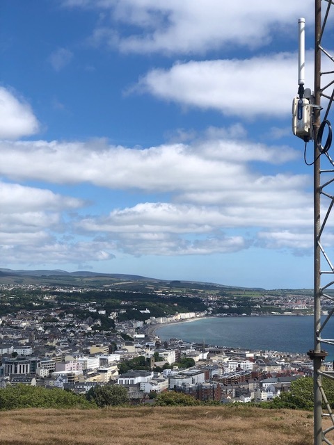 The view over Carnane from BlueWave's new site