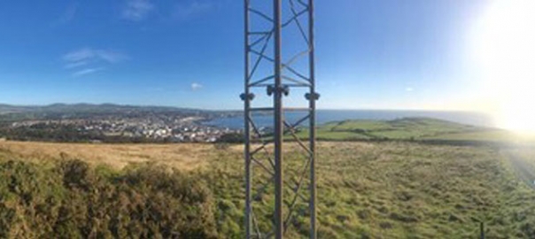 View over Carnane from the BlueWave transmitter.