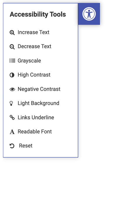 aql website accessibility panel